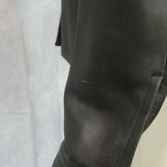 Vintage Banana Republic Brown Leather Shirt with cuffs - Picture 4 of 4